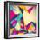 Colorful Illustrated Abstraction-Rashomon-Framed Art Print