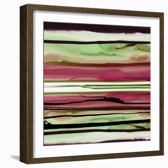 Colorful Ink Wash 1A-Tracy Hiner-Framed Giclee Print