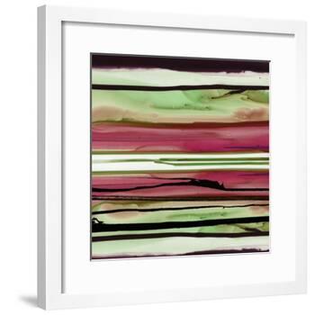 Colorful Ink Wash 1A-Tracy Hiner-Framed Giclee Print