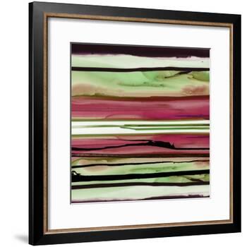Colorful Ink Wash 1A-Tracy Hiner-Framed Giclee Print