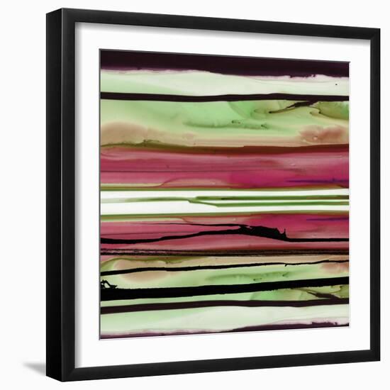 Colorful Ink Wash 1A-Tracy Hiner-Framed Giclee Print