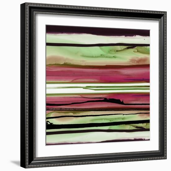 Colorful Ink Wash 1A-Tracy Hiner-Framed Giclee Print