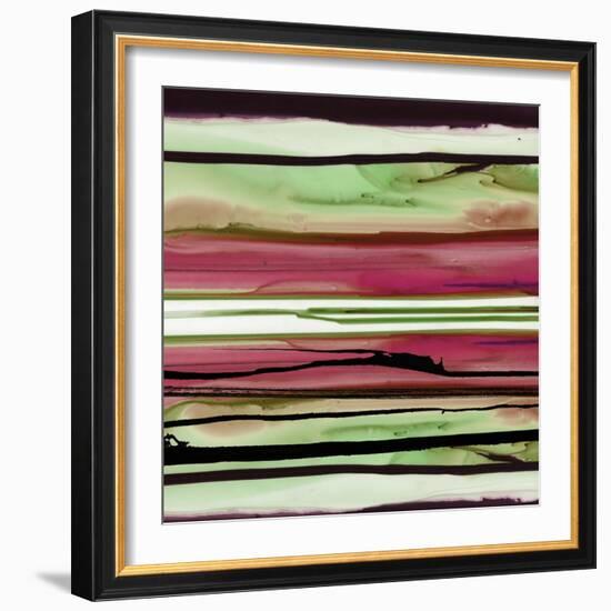 Colorful Ink Wash 1A-Tracy Hiner-Framed Giclee Print