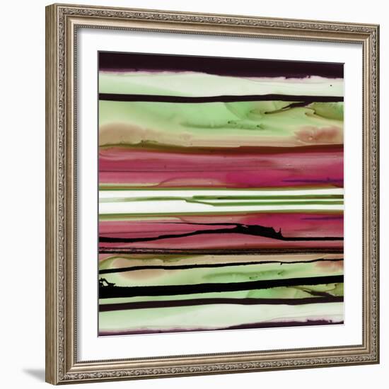 Colorful Ink Wash 1A-Tracy Hiner-Framed Giclee Print