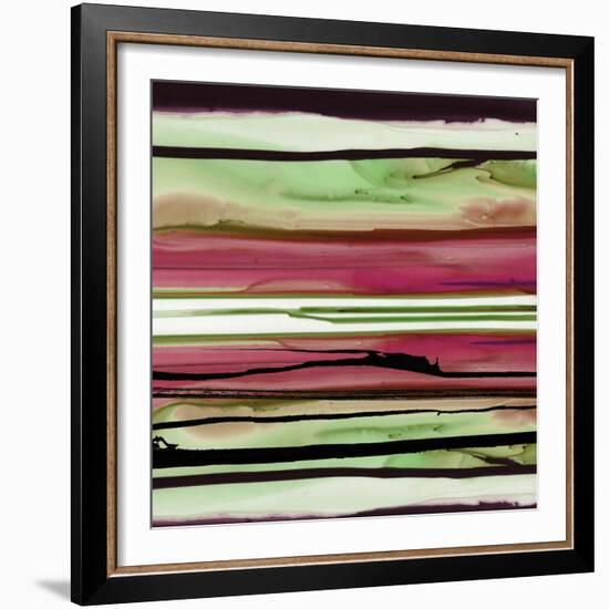 Colorful Ink Wash 1A-Tracy Hiner-Framed Giclee Print