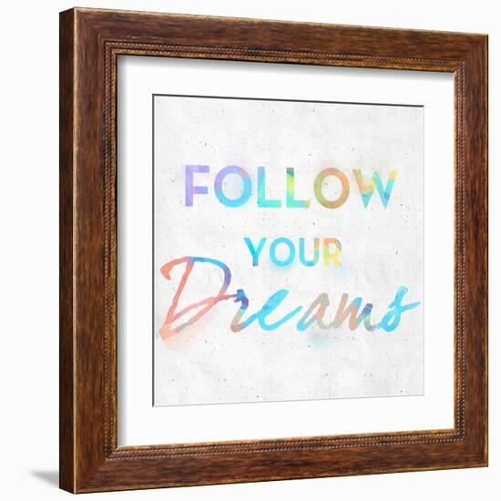 Colorful Inspirational Watercolors I-SD Graphics Studio-Framed Art Print