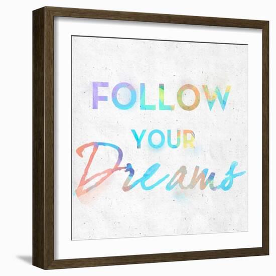 Colorful Inspirational Watercolors I-SD Graphics Studio-Framed Art Print