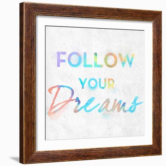 Colorful Inspirational Watercolors I-SD Graphics Studio-Framed Art Print