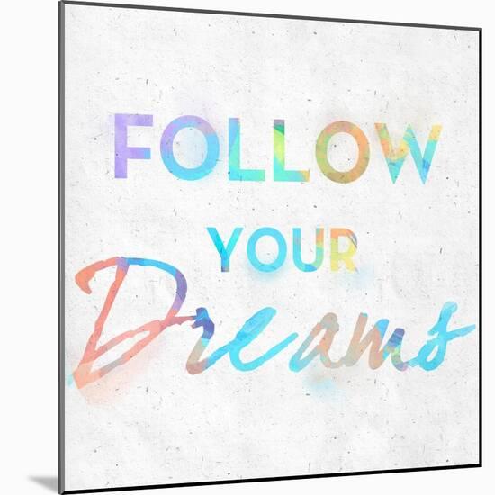 Colorful Inspirational Watercolors I-SD Graphics Studio-Mounted Art Print