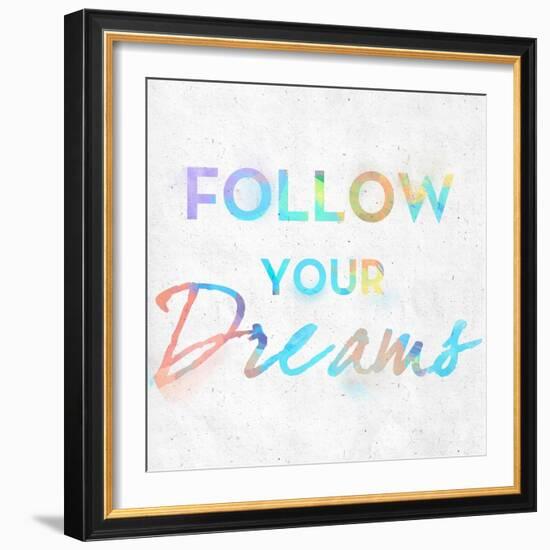 Colorful Inspirational Watercolors I-SD Graphics Studio-Framed Art Print