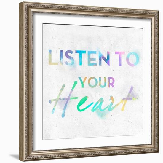 Colorful Inspirational Watercolors II-SD Graphics Studio-Framed Art Print