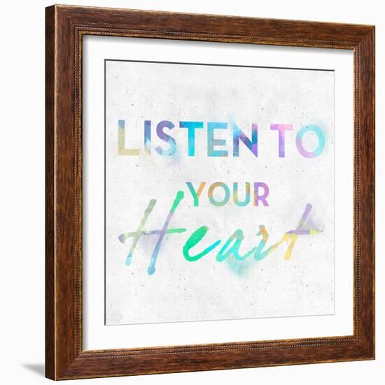 Colorful Inspirational Watercolors II-SD Graphics Studio-Framed Art Print