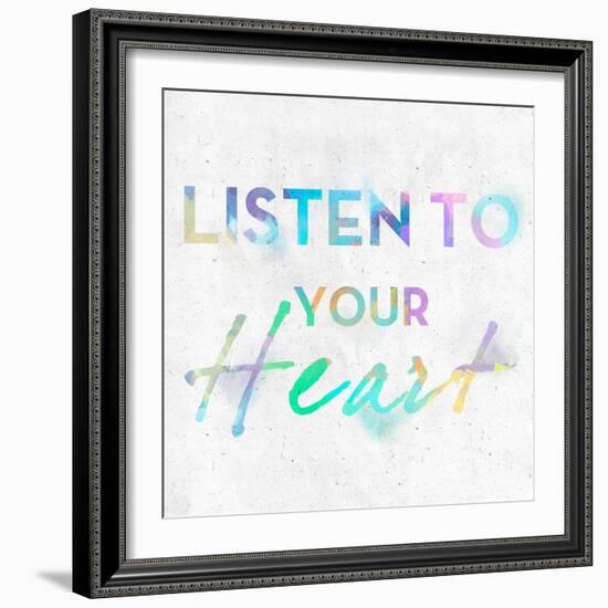 Colorful Inspirational Watercolors II-SD Graphics Studio-Framed Art Print