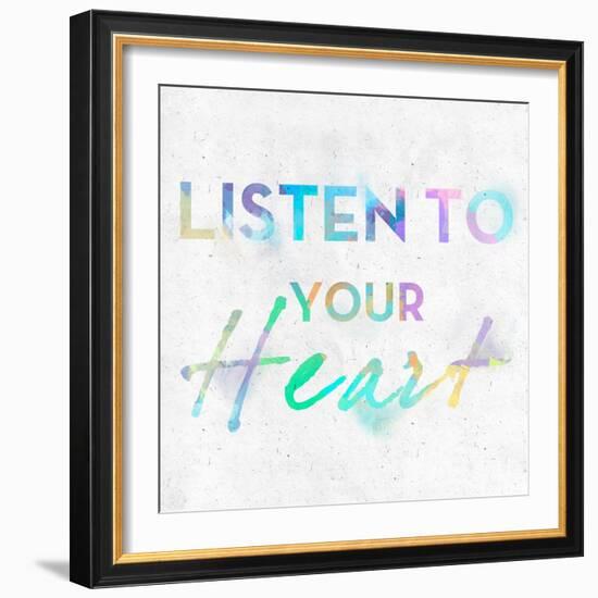 Colorful Inspirational Watercolors II-SD Graphics Studio-Framed Art Print