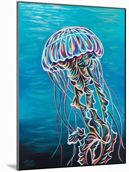 Colorful Jellyfish II-Carolee Vitaletti-Mounted Art Print