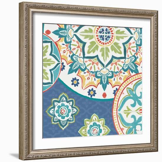 Colorful Journey II Blue-Pela Studio-Framed Art Print