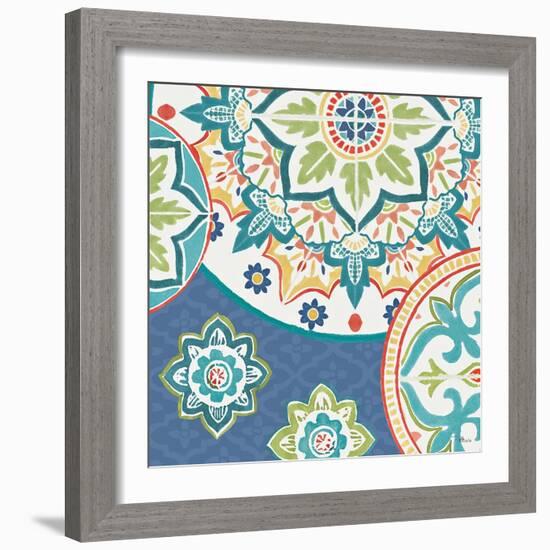 Colorful Journey II Blue-Pela Studio-Framed Art Print