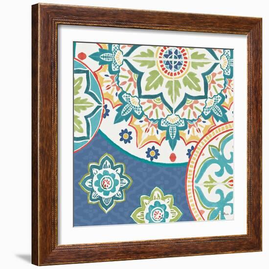 Colorful Journey II Blue-Pela Studio-Framed Art Print