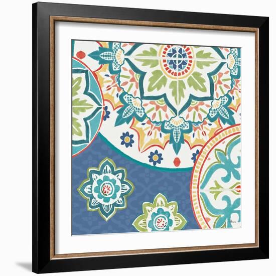 Colorful Journey II Blue-Pela Studio-Framed Art Print