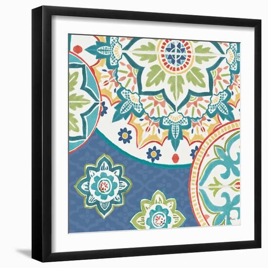 Colorful Journey II Blue-Pela Studio-Framed Art Print