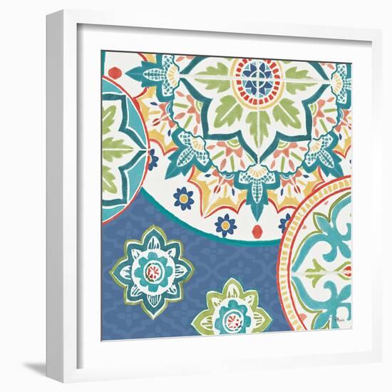 Colorful Journey II Blue-Pela Studio-Framed Art Print