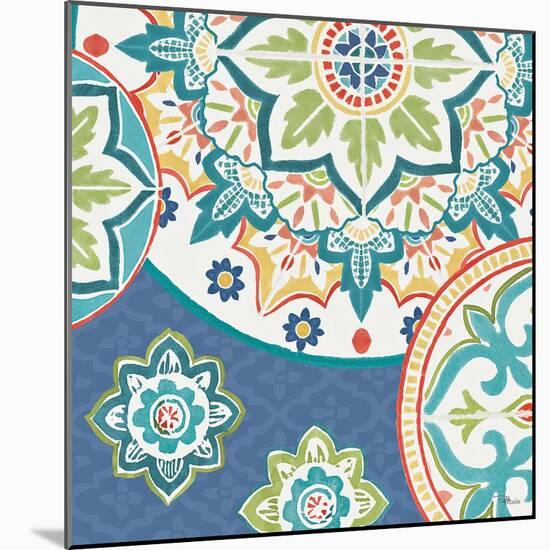 Colorful Journey II Blue-Pela Studio-Mounted Art Print