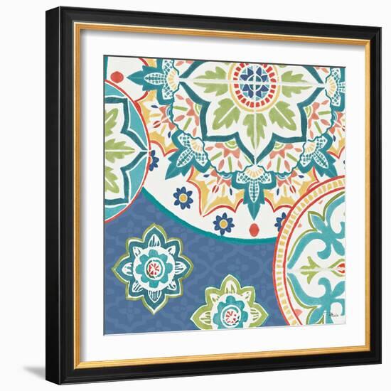 Colorful Journey II Blue-Pela Studio-Framed Art Print