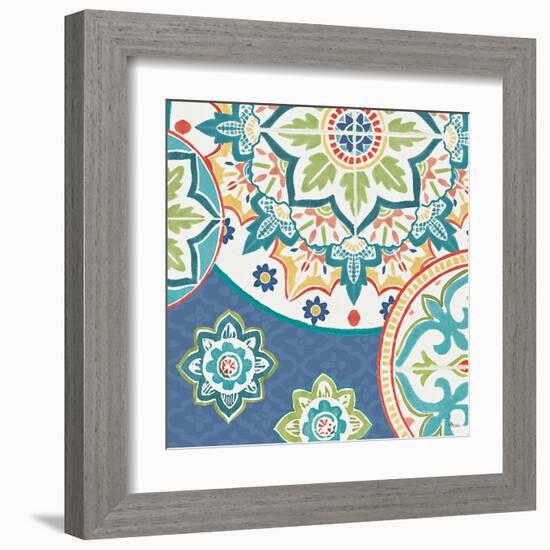 Colorful Journey II Blue-Pela Studio-Framed Art Print