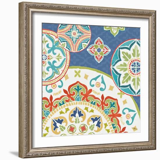 Colorful Journey III Blue-Pela Studio-Framed Art Print