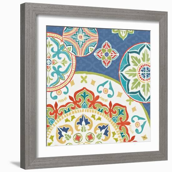 Colorful Journey III Blue-Pela Studio-Framed Art Print