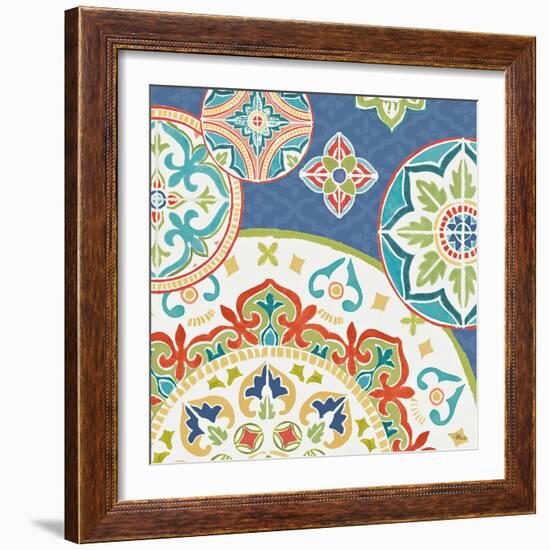 Colorful Journey III Blue-Pela Studio-Framed Art Print