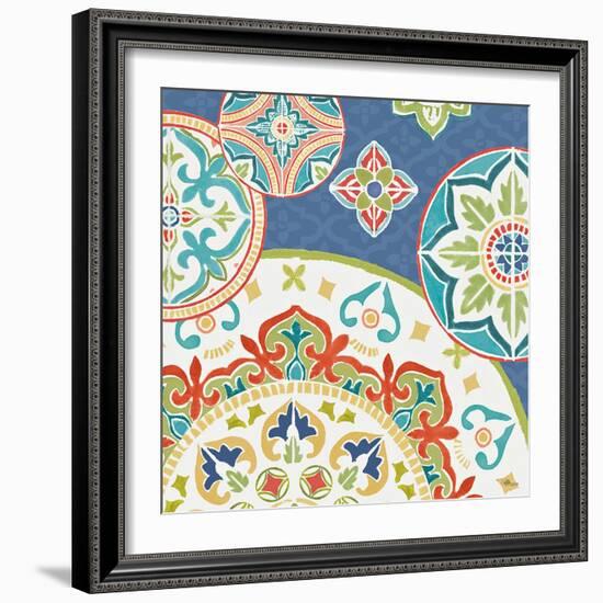 Colorful Journey III Blue-Pela Studio-Framed Art Print