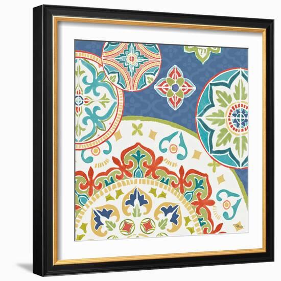 Colorful Journey III Blue-Pela Studio-Framed Art Print