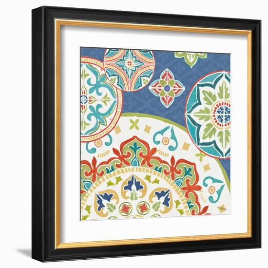 Colorful Journey III Blue-Pela Studio-Framed Art Print