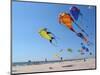 Colorful Kites Dot the Sky-null-Mounted Photographic Print