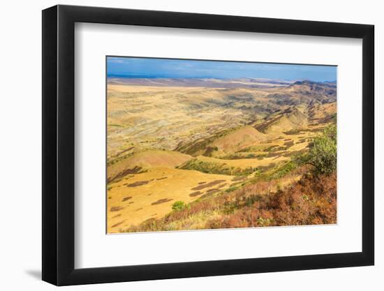 Colorful landscape near David Gareji complex, Udabno-Jan Miracky-Framed Photographic Print