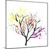 Colorful Leaves in a Tree-Whoartnow-Mounted Giclee Print