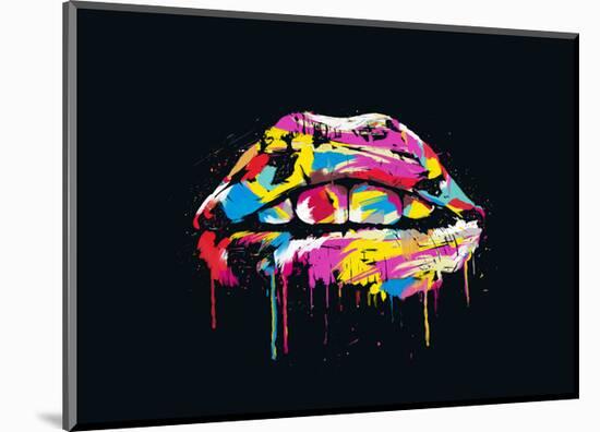 Colorful Lips-Balazs Solti-Mounted Art Print