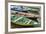 Colorful Local Wooden Fishing Boats, Alter Do Chao, Amazon, Brazil-Cindy Miller Hopkins-Framed Photographic Print