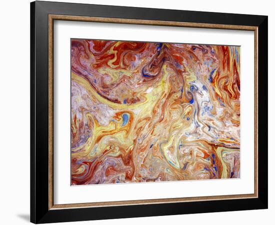 Colorful mixed paint-Panoramic Images-Framed Photographic Print