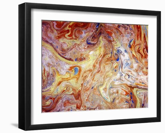 Colorful mixed paint-Panoramic Images-Framed Photographic Print