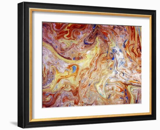Colorful mixed paint-Panoramic Images-Framed Photographic Print