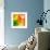 Colorful Mosaic Background Made Of Triangle Shapes-OlgaYakovenko-Framed Premium Giclee Print displayed on a wall