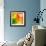 Colorful Mosaic Background Made Of Triangle Shapes-OlgaYakovenko-Framed Premium Giclee Print displayed on a wall