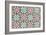 Colorful Mosaic Decoration-p.lange-Framed Art Print