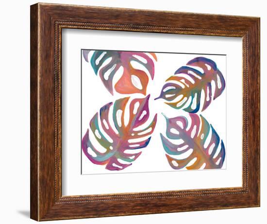 Colorful Palm Leaves I-Gina Ritter-Framed Photographic Print
