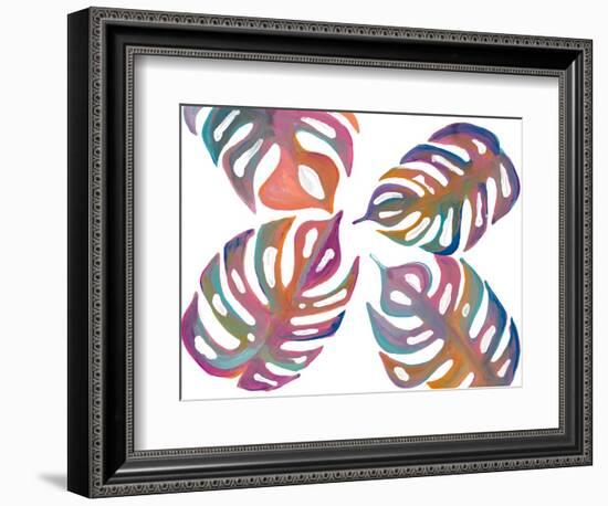 Colorful Palm Leaves I-Gina Ritter-Framed Photographic Print