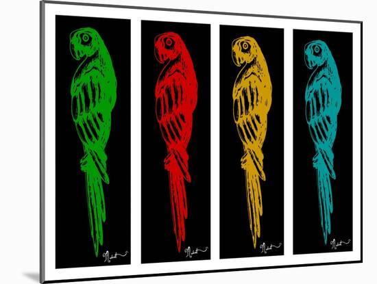 Colorful Parrot Bird-Megan Aroon Duncanson-Mounted Art Print