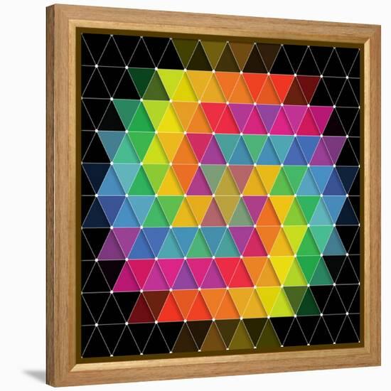 Colorful Pattern-Maksim Krasnov-Framed Stretched Canvas