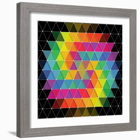 Colorful Pattern-Maksim Krasnov-Framed Art Print